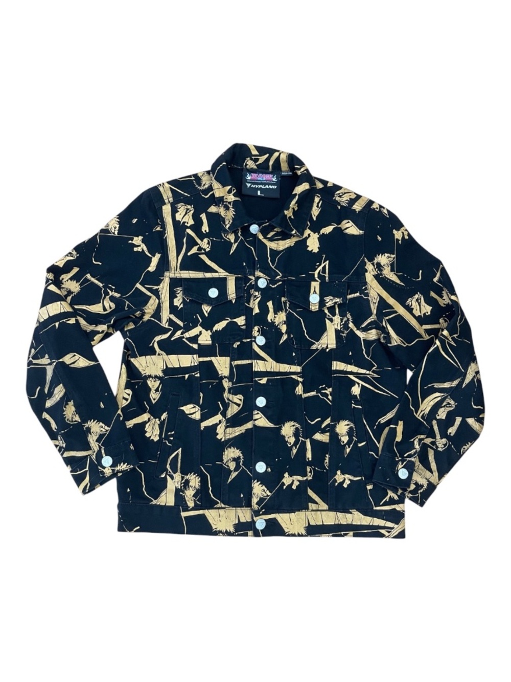Hypland x Bleach Ichigo Allover Print Denim Jacket